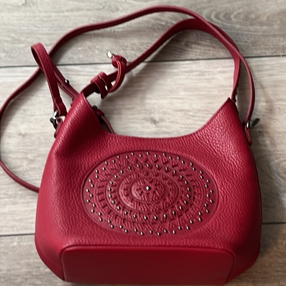 Brighton Charlette Ferrara Eternity Red Crossbody Bag Orig $365 EUC - Picture 15 of 16
